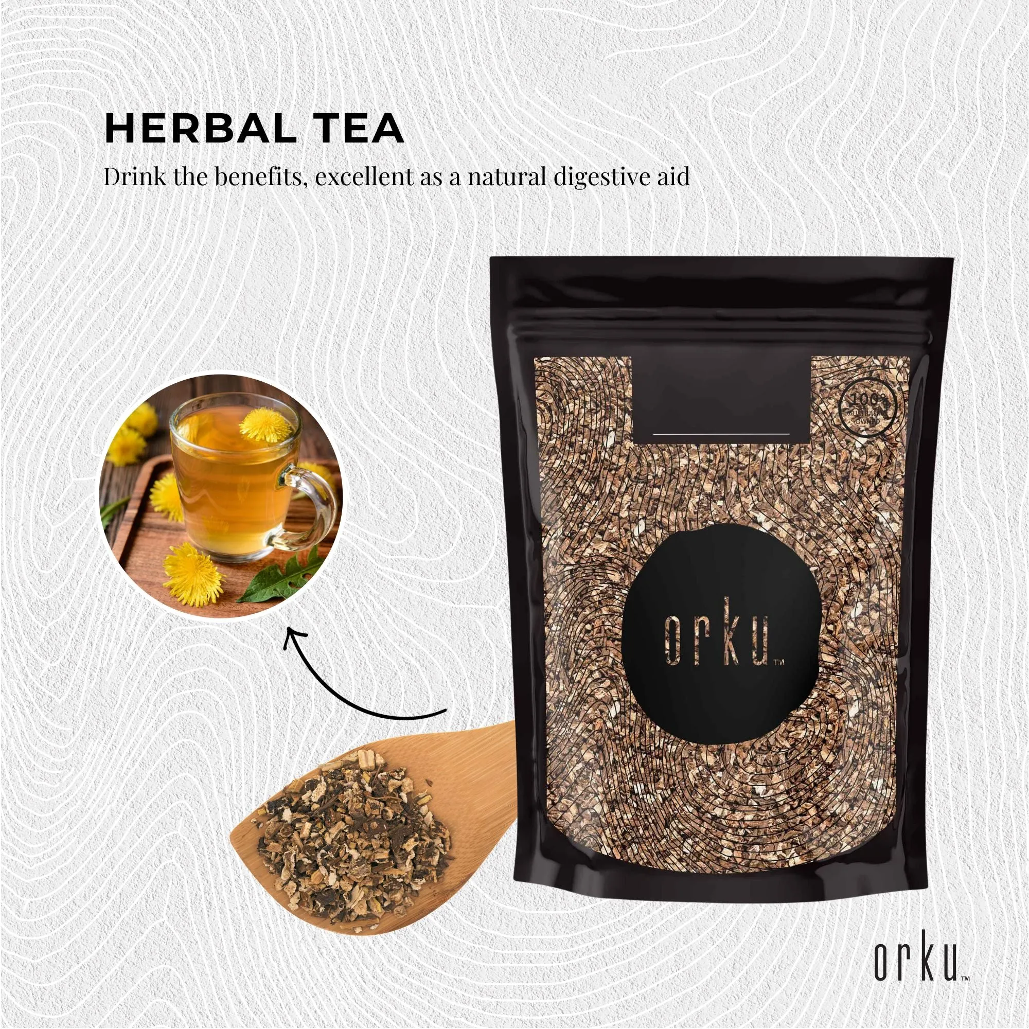 1Kg Organic Dandelion Root | Dried Raw Herbal Tea Supplement | Natural Detox Support