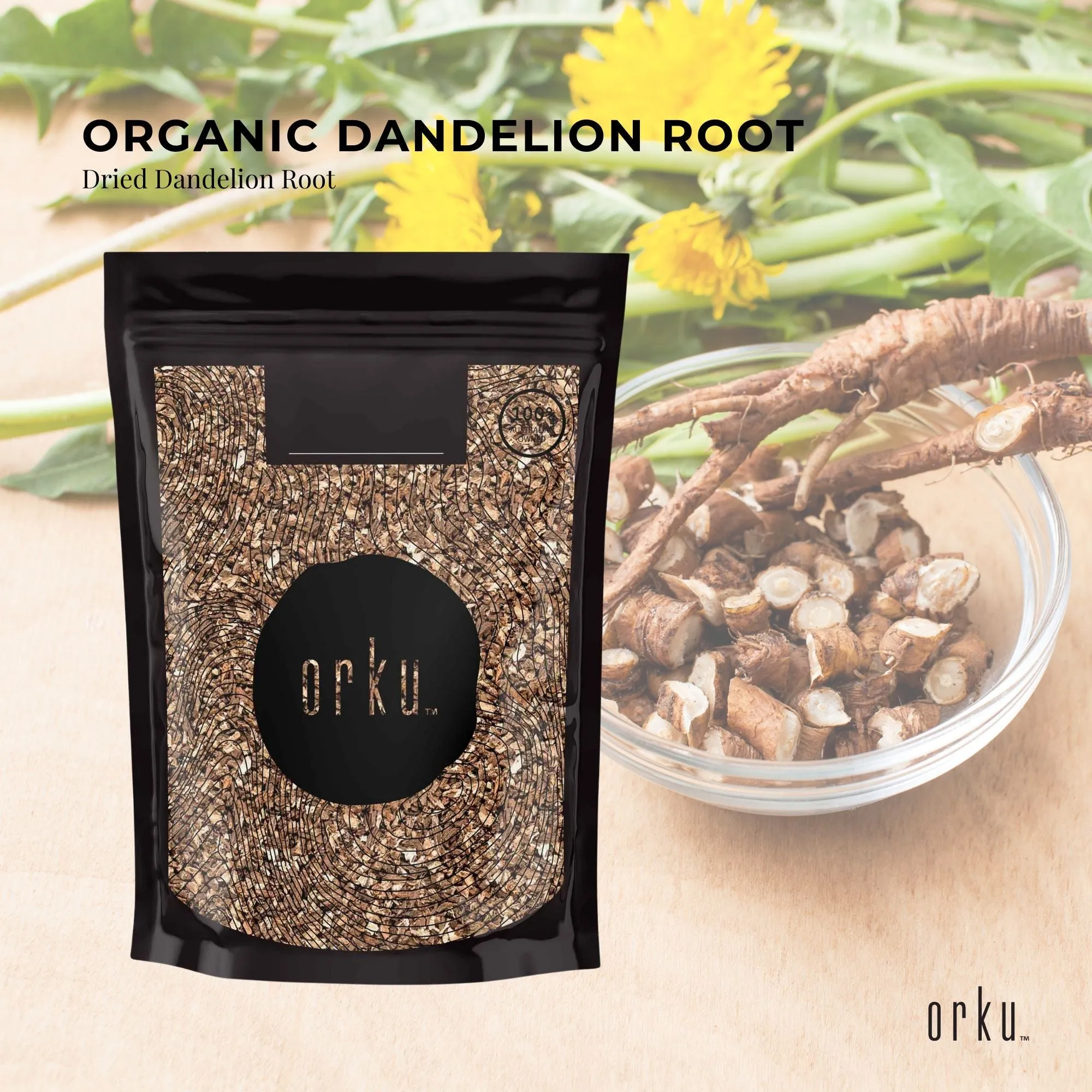 1Kg Organic Dandelion Root | Dried Raw Herbal Tea Supplement | Natural Detox Support