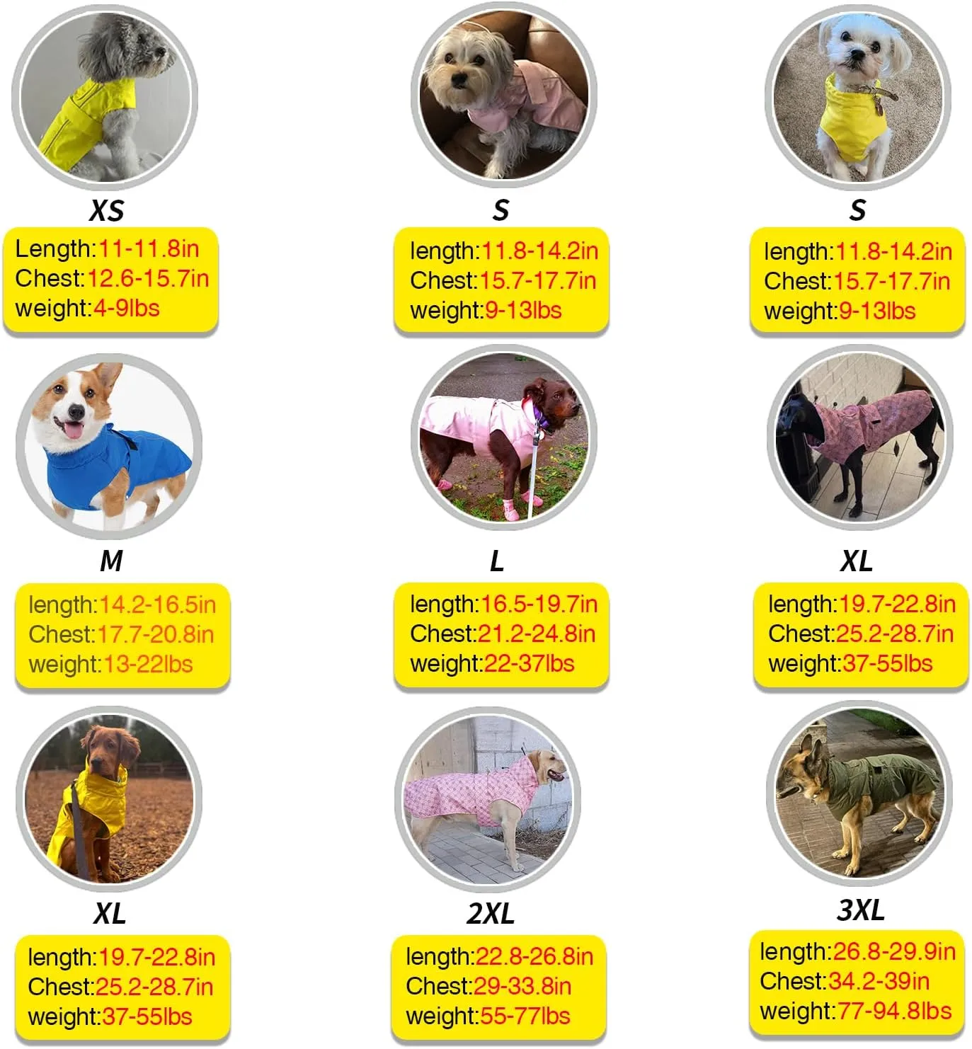 Adjustable Waterproof Dog Raincoat for Dogs,Lightweight Pet Rain Jacket Puppy Clothes with Reflective Strip for Small Medium Large Dogs(Medium,Gold Cheery Blossoms Pink)