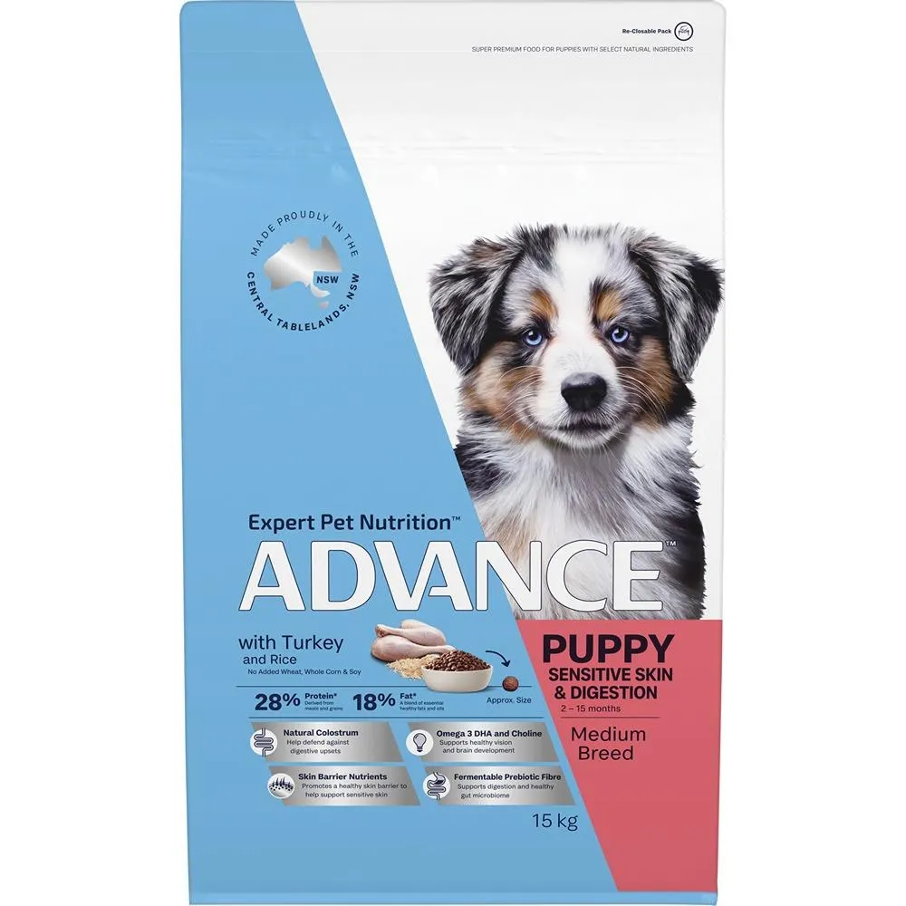 Advance Puppy Medium Breed With Turkey & Rice Dry Dog Food