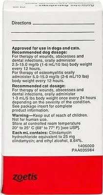 Antirobe (clindamycin hydrochloride) Aquadrops 25mg/ml (20ml)