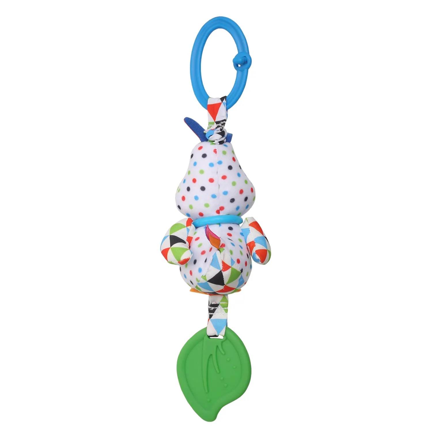 Baby Moo Chicken White Hanging Toy With Vibrations With Teether