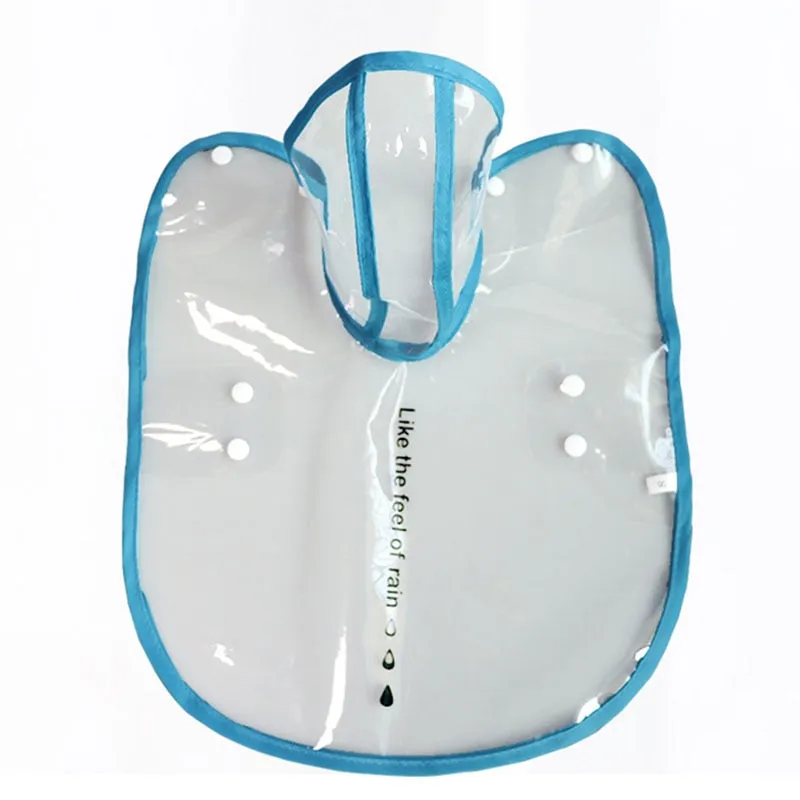 Best 6 Colors Transparent Dog Raincoat Waterproof Hooded PVC Jacket