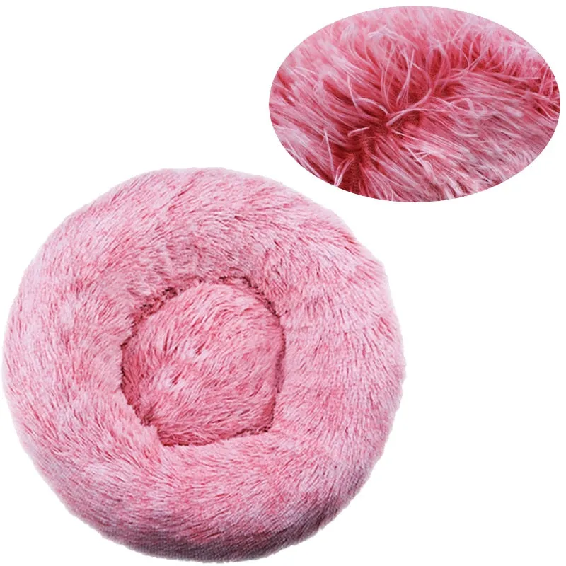 Best Comfy Calming Pet Bed Kennel Ultra Soft Luxurious Faux Cushion