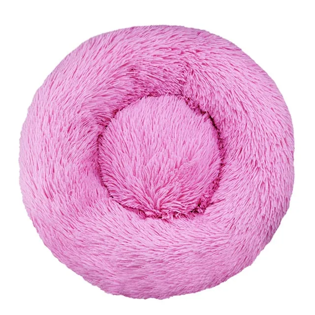 Best Comfy Calming Pet Bed Kennel Ultra Soft Luxurious Faux Cushion