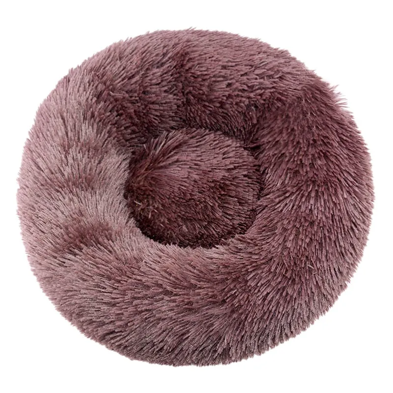 Best Comfy Calming Pet Bed Kennel Ultra Soft Luxurious Faux Cushion