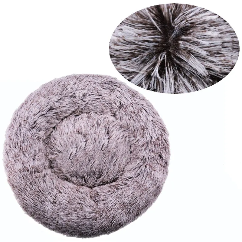 Best Comfy Calming Pet Bed Kennel Ultra Soft Luxurious Faux Cushion