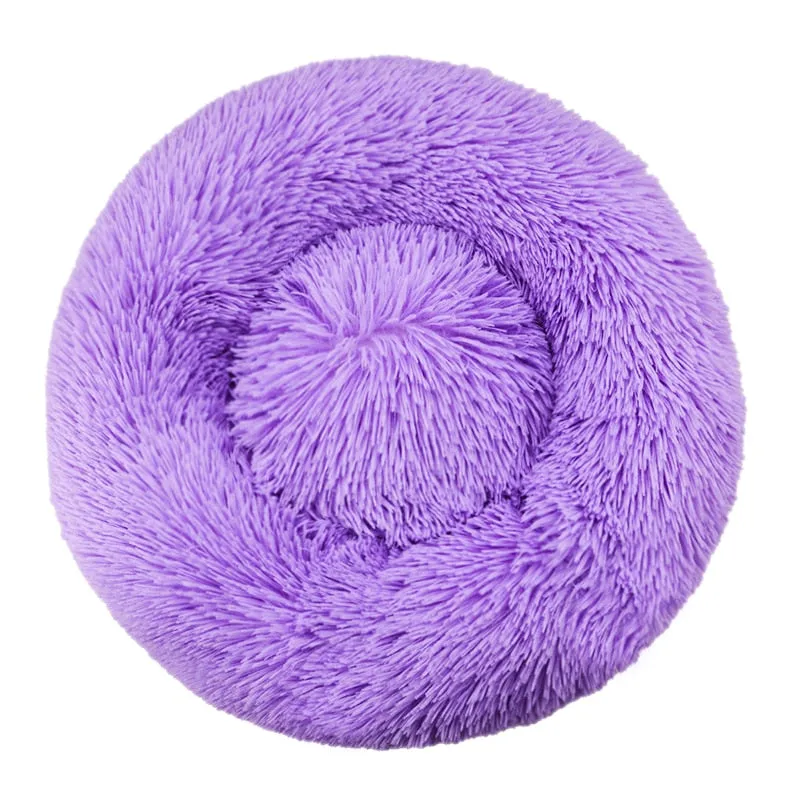 Best Comfy Calming Pet Bed Kennel Ultra Soft Luxurious Faux Cushion
