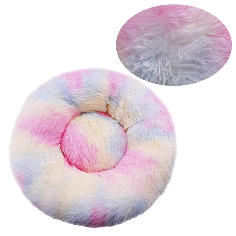 Best Comfy Calming Pet Bed Kennel Ultra Soft Luxurious Faux Cushion