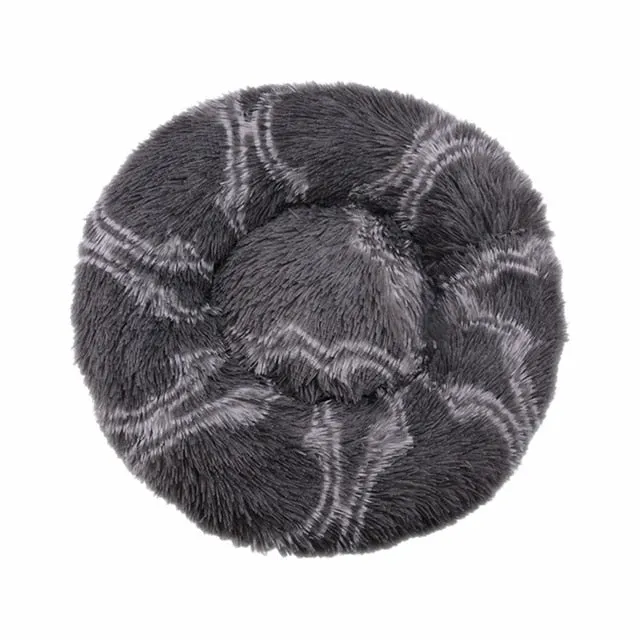 Best Comfy Calming Pet Bed Kennel Ultra Soft Luxurious Faux Cushion