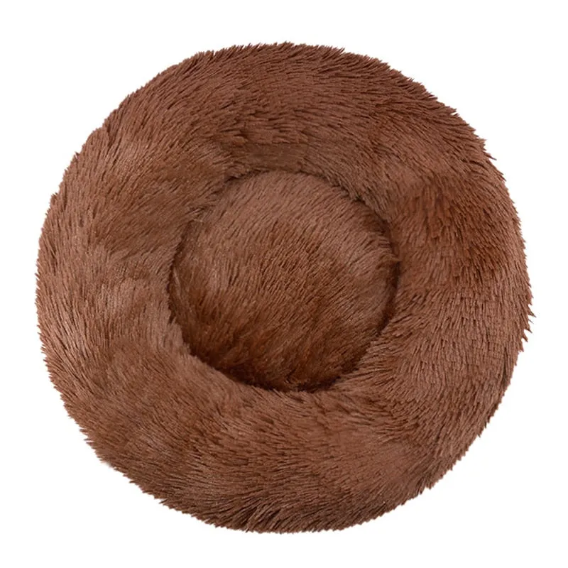 Best Comfy Calming Pet Bed Kennel Ultra Soft Luxurious Faux Cushion