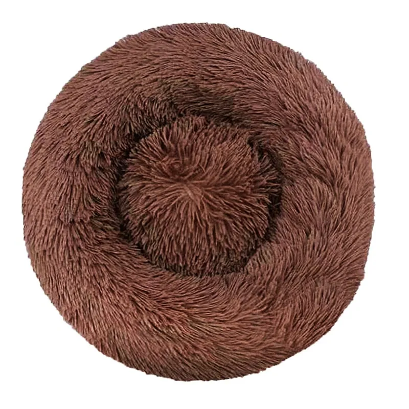 Best Comfy Calming Pet Bed Kennel Ultra Soft Luxurious Faux Cushion