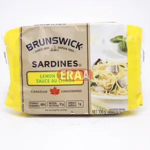 Brunswick Seafood Snacks Lemon & Cracked Pepper 100g