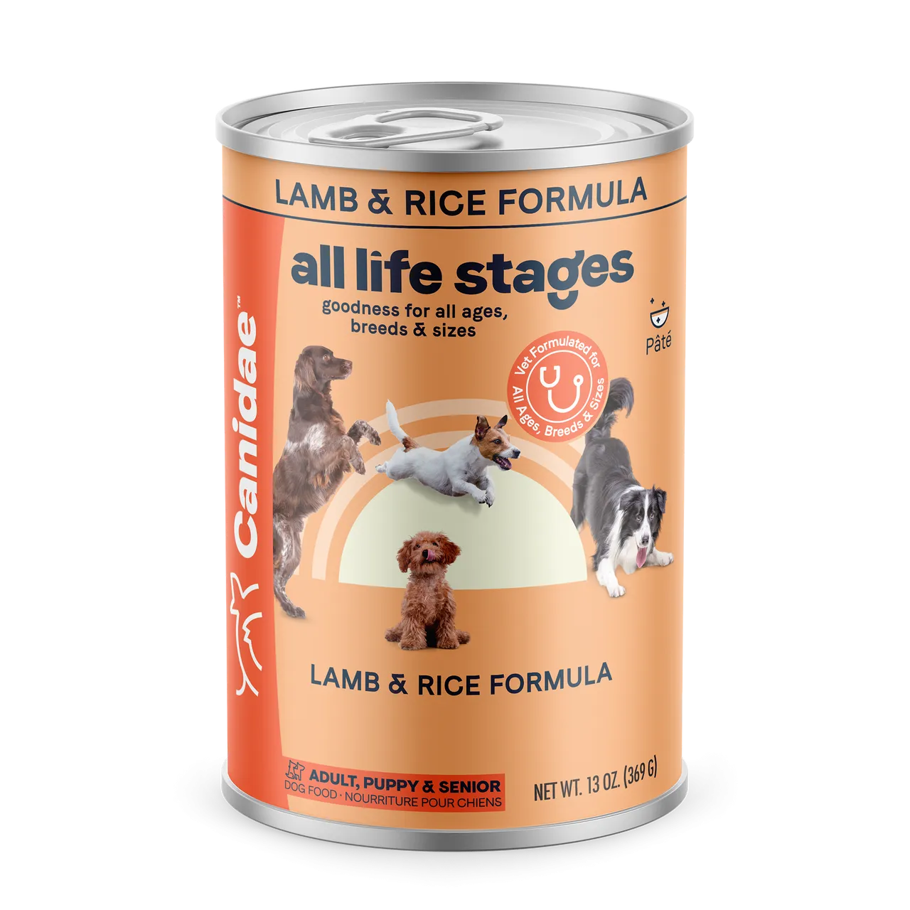 Canidae All Life Stages Lamb & Rice Recipe 13-oz, Wet Dog Food, Case Of 12