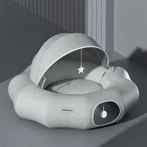 Cat Doughnut Tunnel Bed Crawl Shelter Foldable