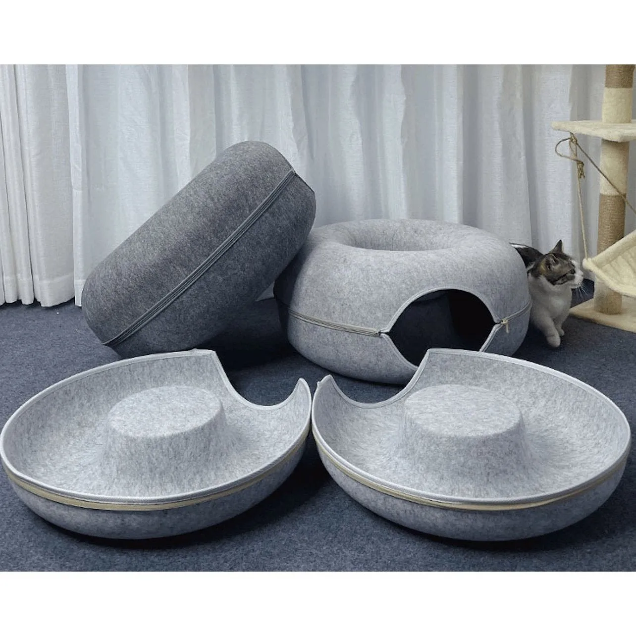 Cat Play Tunnel & Bed