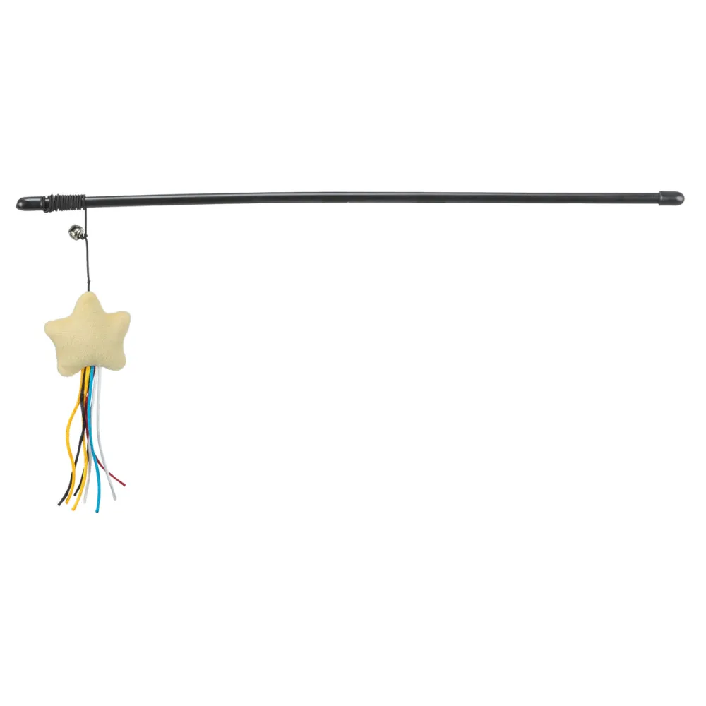 Cat Toy - Playing Rod -Plush Star