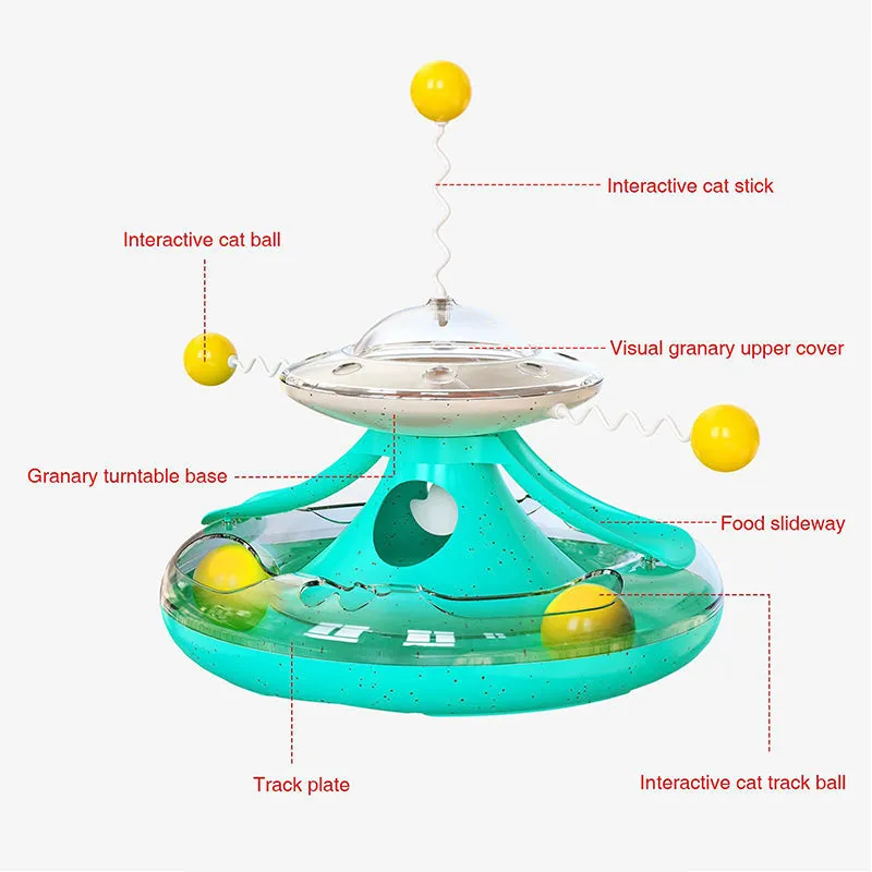 Cat Turntable Interactive Pet Toy