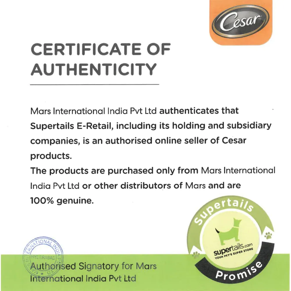 Cesar Sasami & Vegetables Premium Adult Dog Wet Food