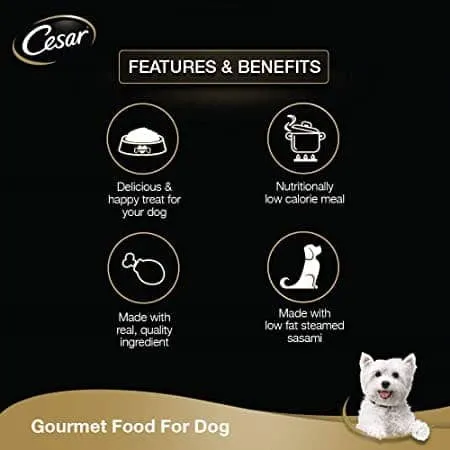 Cesar Sasami & Vegetables Premium Adult Dog Wet Food