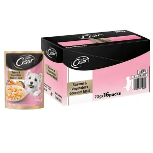 Cesar Sasami & Vegetables Premium Adult Dog Wet Food