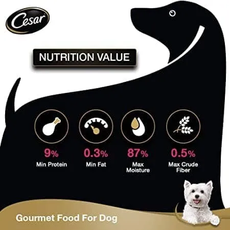 Cesar Sasami & Vegetables Premium Adult Dog Wet Food