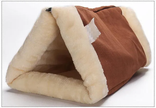 Cute Cat Sleeping Bag Warm Pet Bed