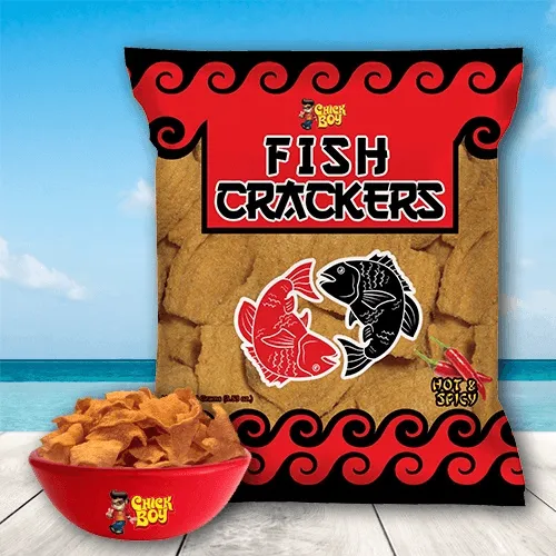 Fish Crackers in Hot and Spicy Flavor 100g - Chickboy