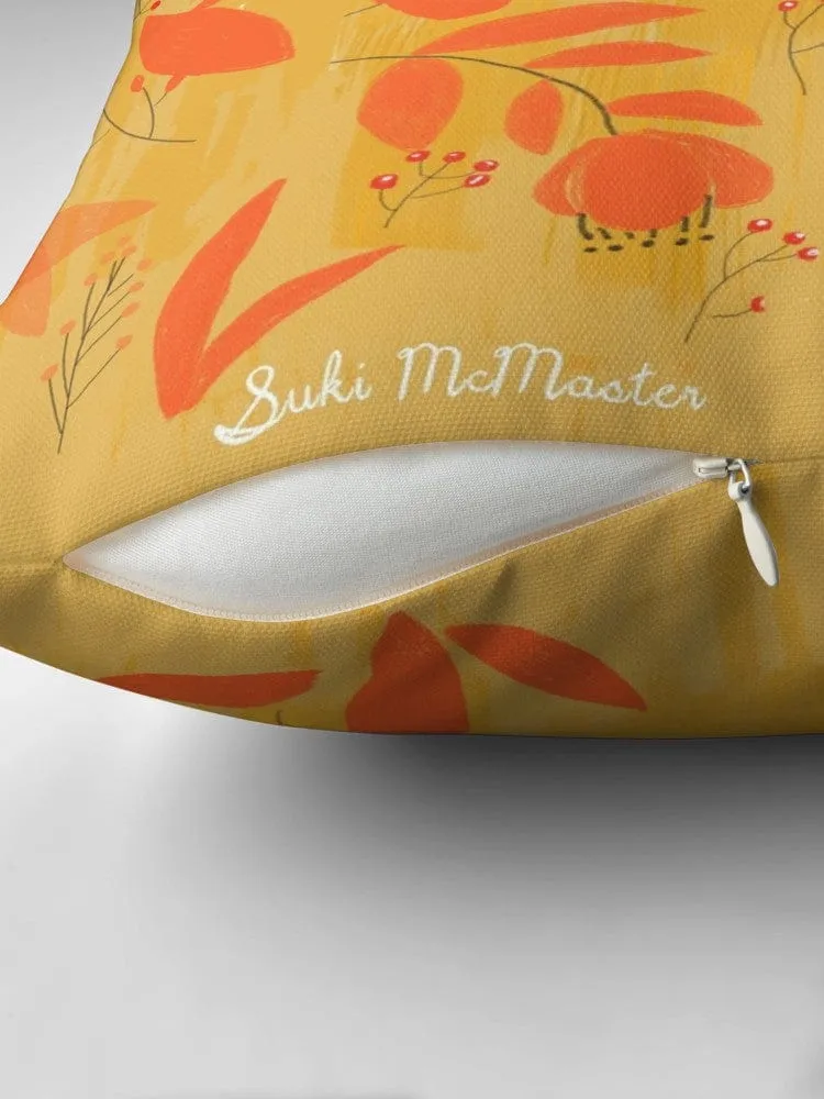 Floor Cushion (Free Shipping) - Autumn Rabbit by Suki McMaster