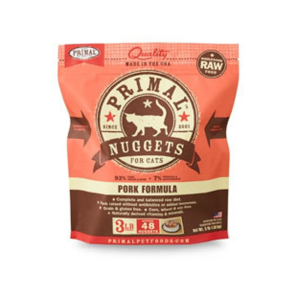 Frozen Pork Cat Food