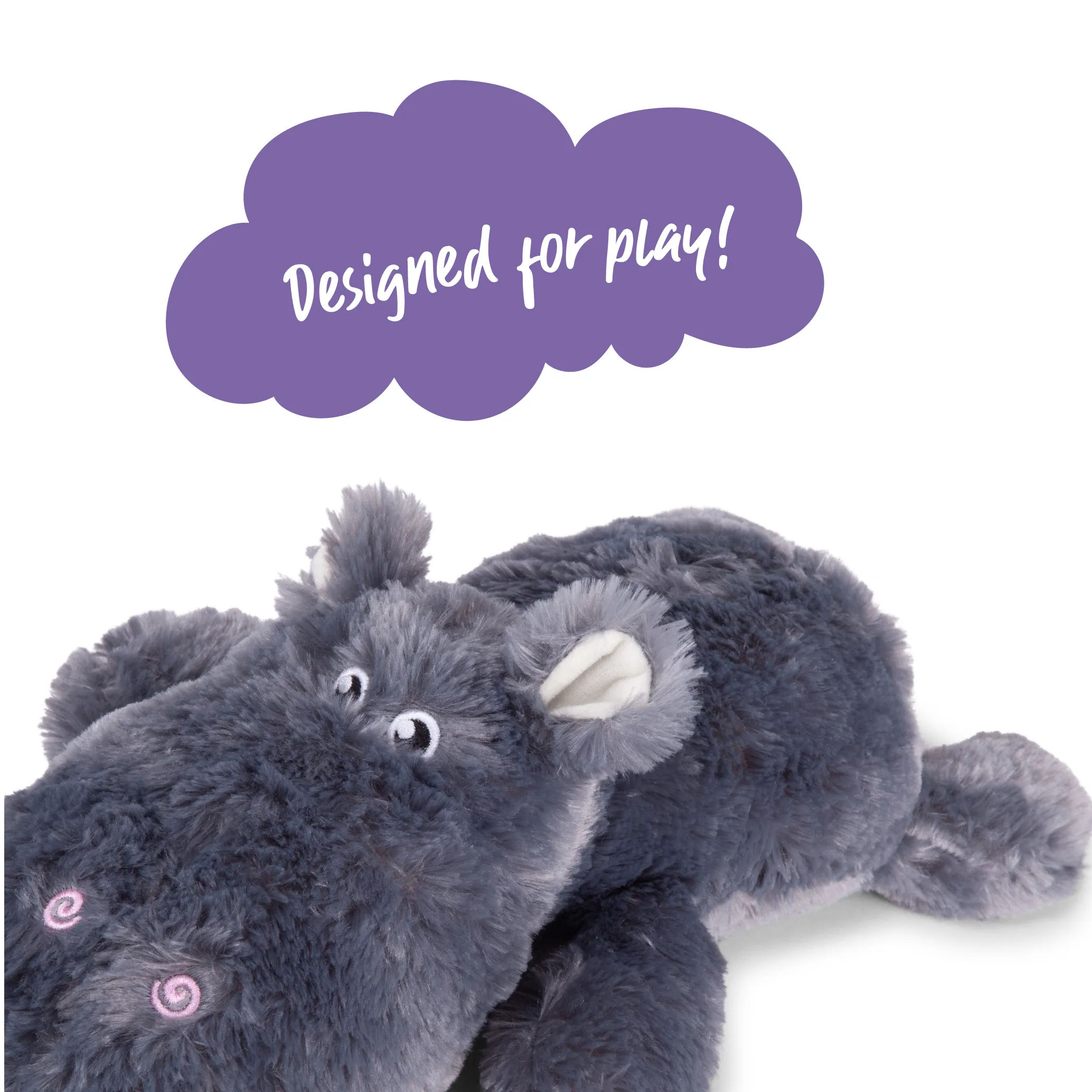 Furries - Lazy Hippo Dog Toy