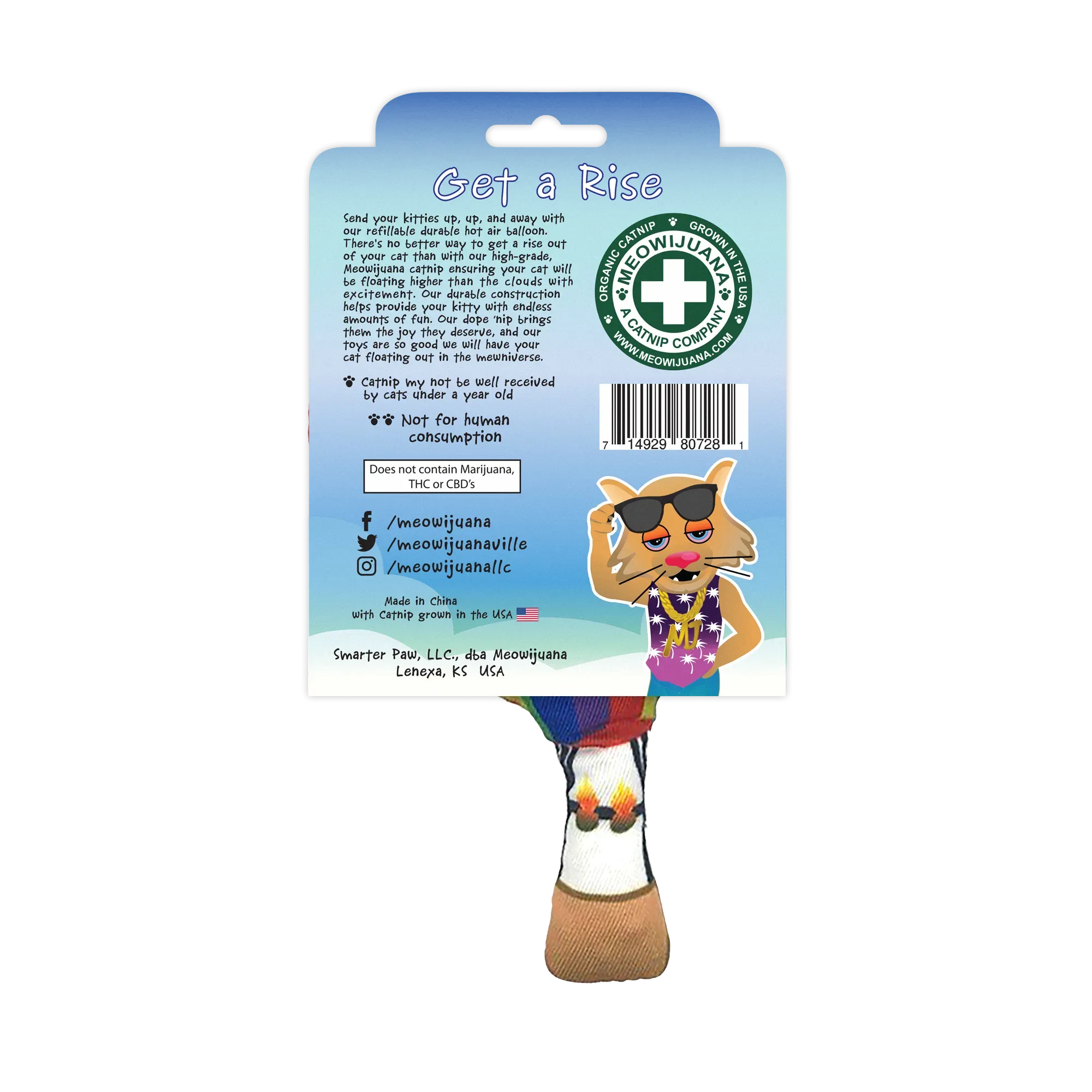 Get a Rise Balloon Refillable Cat Toy