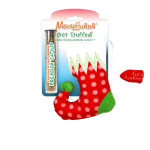 Get Stuffed Stocking Refillable Cat Toy