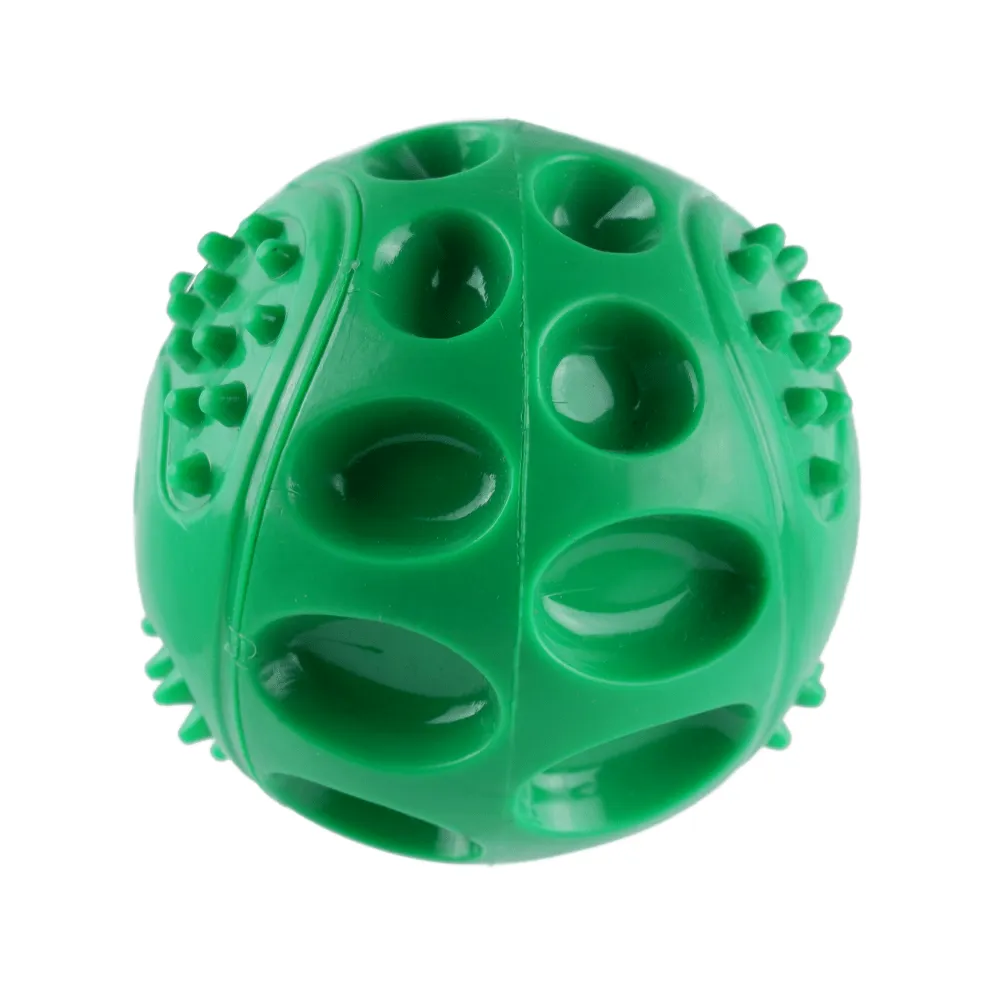 Goofy Tails Hard Squeaky Rubber Ball Toy and Dogsee Veda Shed Control Coconut Oil Shampoo for Dogs Combo