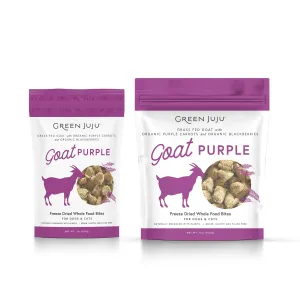 Green Juju - Freeze Dried Whole Food Bites - Goat Purple