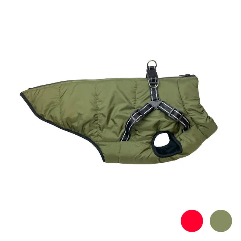 Happy Pet | Dog Walking | Green Harness & Jacket Combo