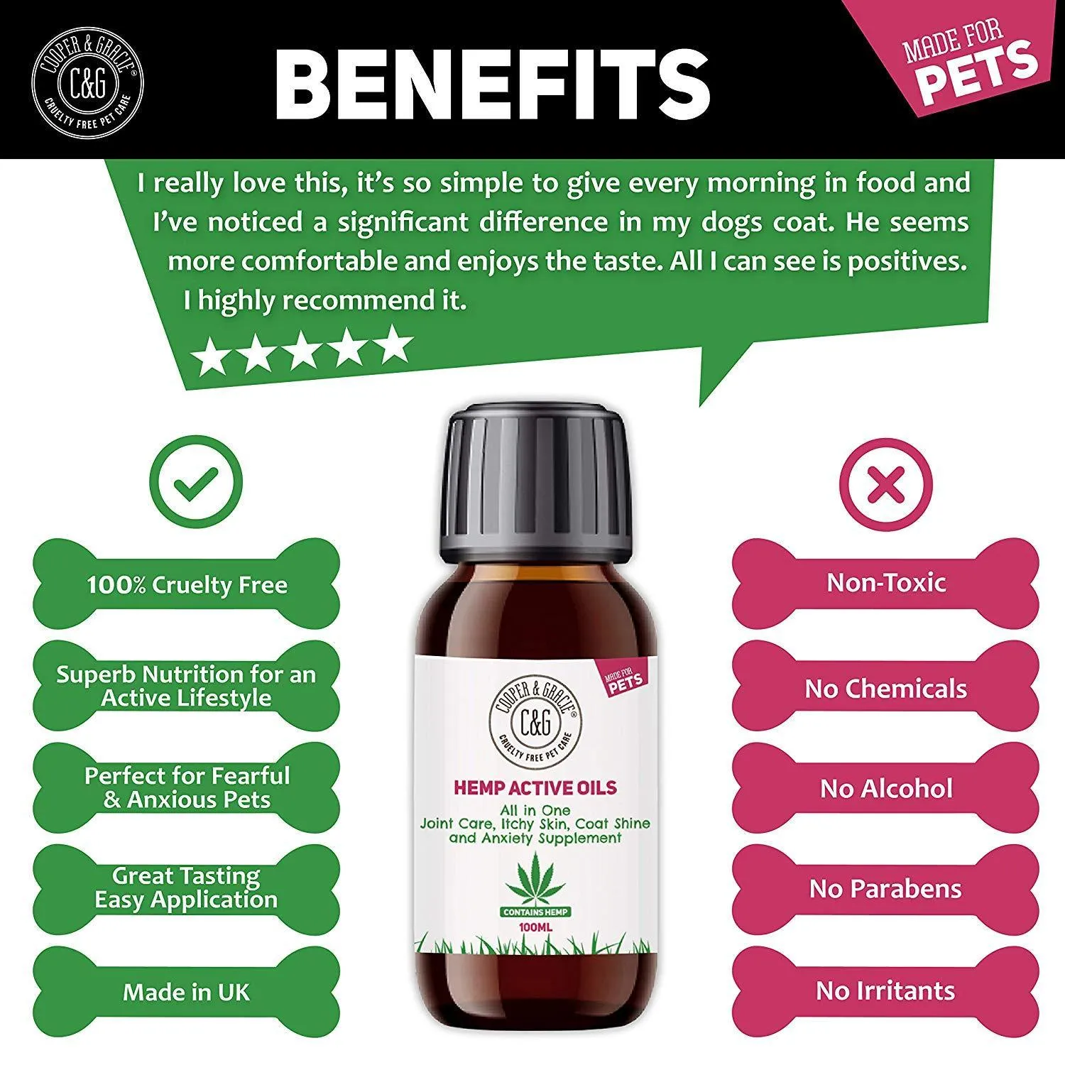 Hemp Pet Oil Supplement for Joints