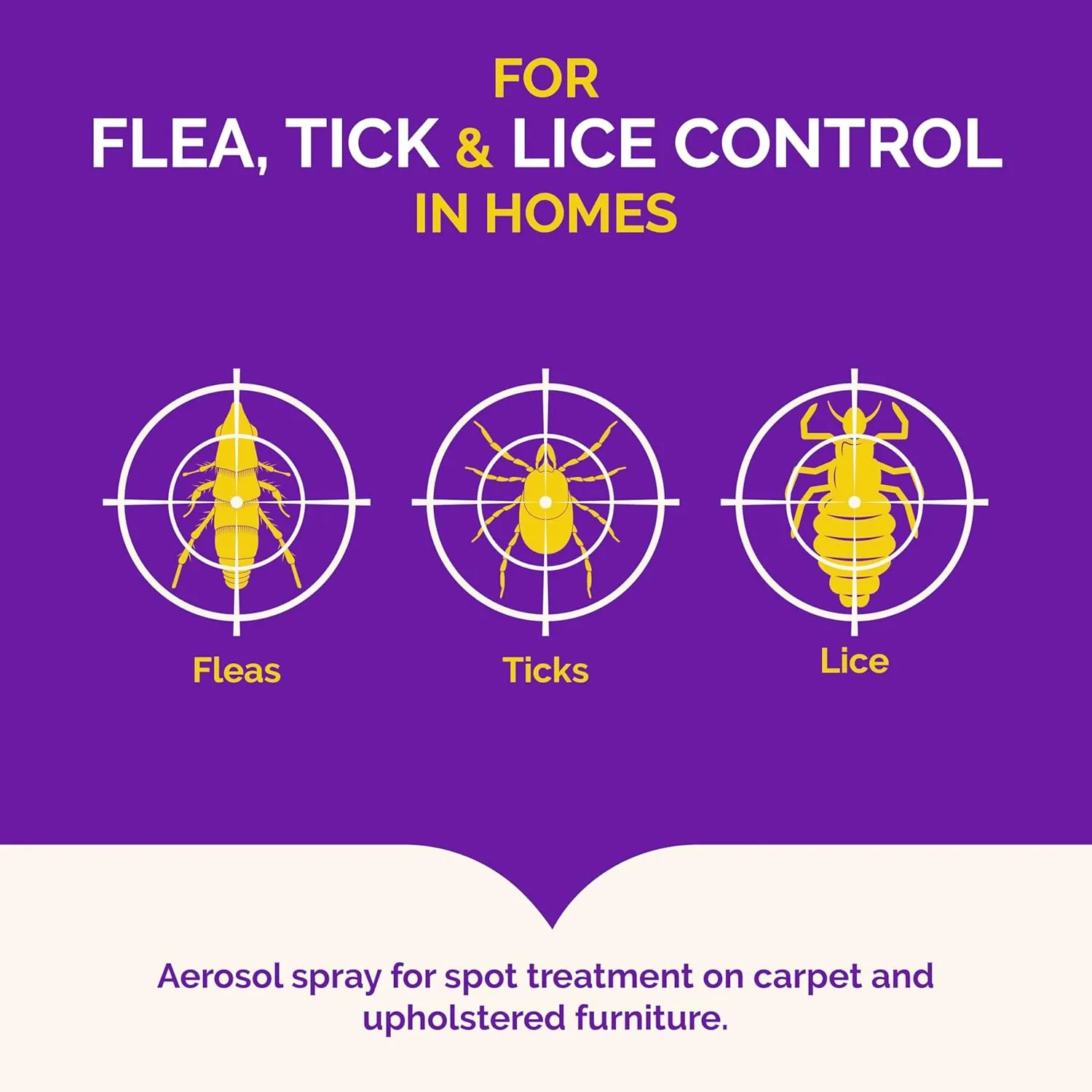 Hot Shot Flea, Tick & Lice Killer with Odor Neutralizer (Aerosol) 14 Oz (1 pack)