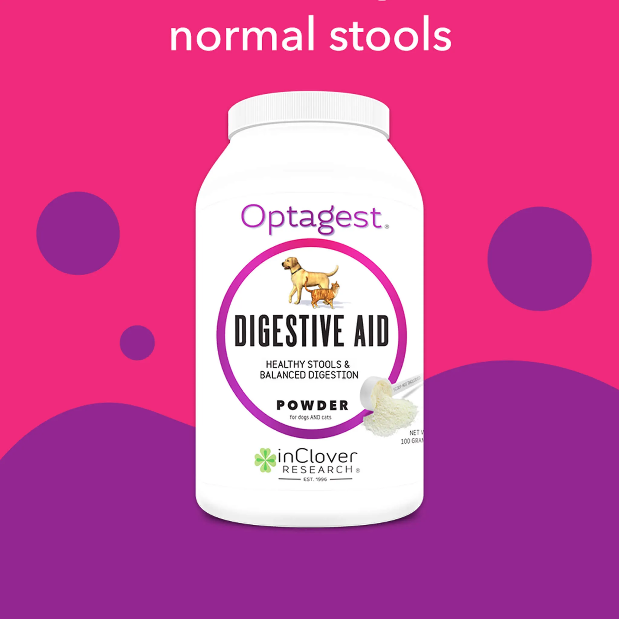 In Clover OptaGest Digestive Aid Dog & Cat Supplement
