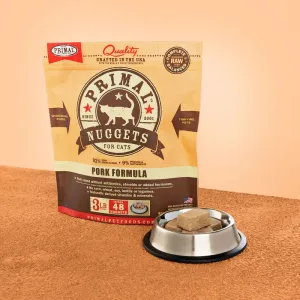 *In Store Only* Primal Feline Raw Frozen Nuggets Pork 3lb