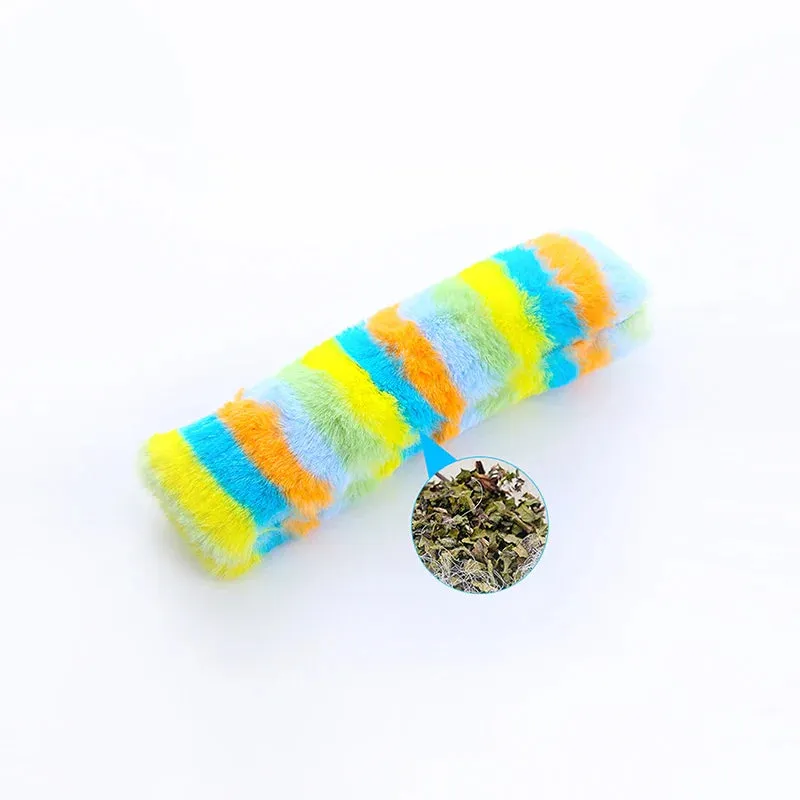 Interactive Catnip Plush Pillow Toy for Cats