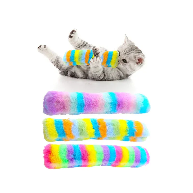 Interactive Catnip Plush Pillow Toy for Cats