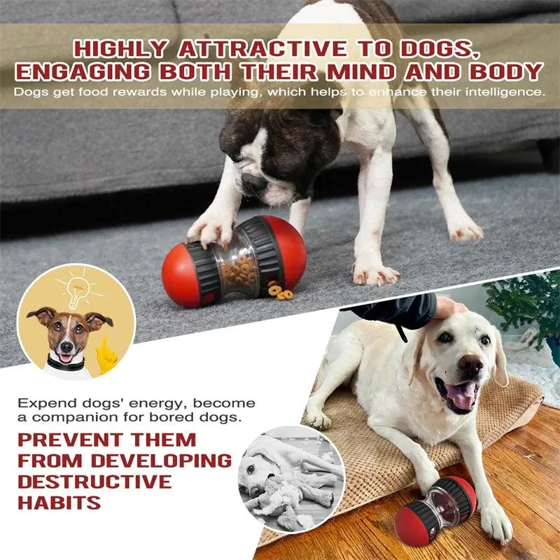 Interactive Dog Toy – Elliptical Track Rolling Ball for Intelligence and Good Habits