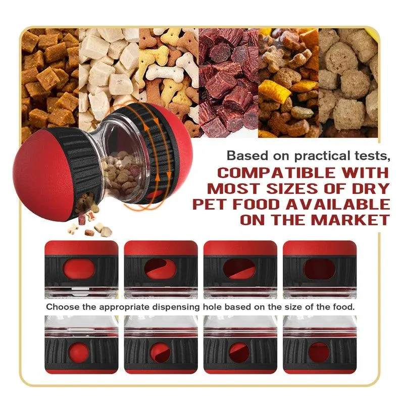 Interactive Dog Toy – Elliptical Track Rolling Ball for Intelligence and Good Habits