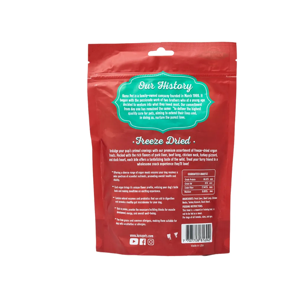 Kanu Pet Freeze Dried Raw Mix Dog Treat