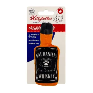 Kat Daniels Whiskey Bottle Plush Cat Toy