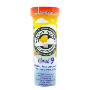 Meowijuana Cloud 9 - Catnip, Sunflower Petal, Rose Petal, and Marshmallow Leaf Blend