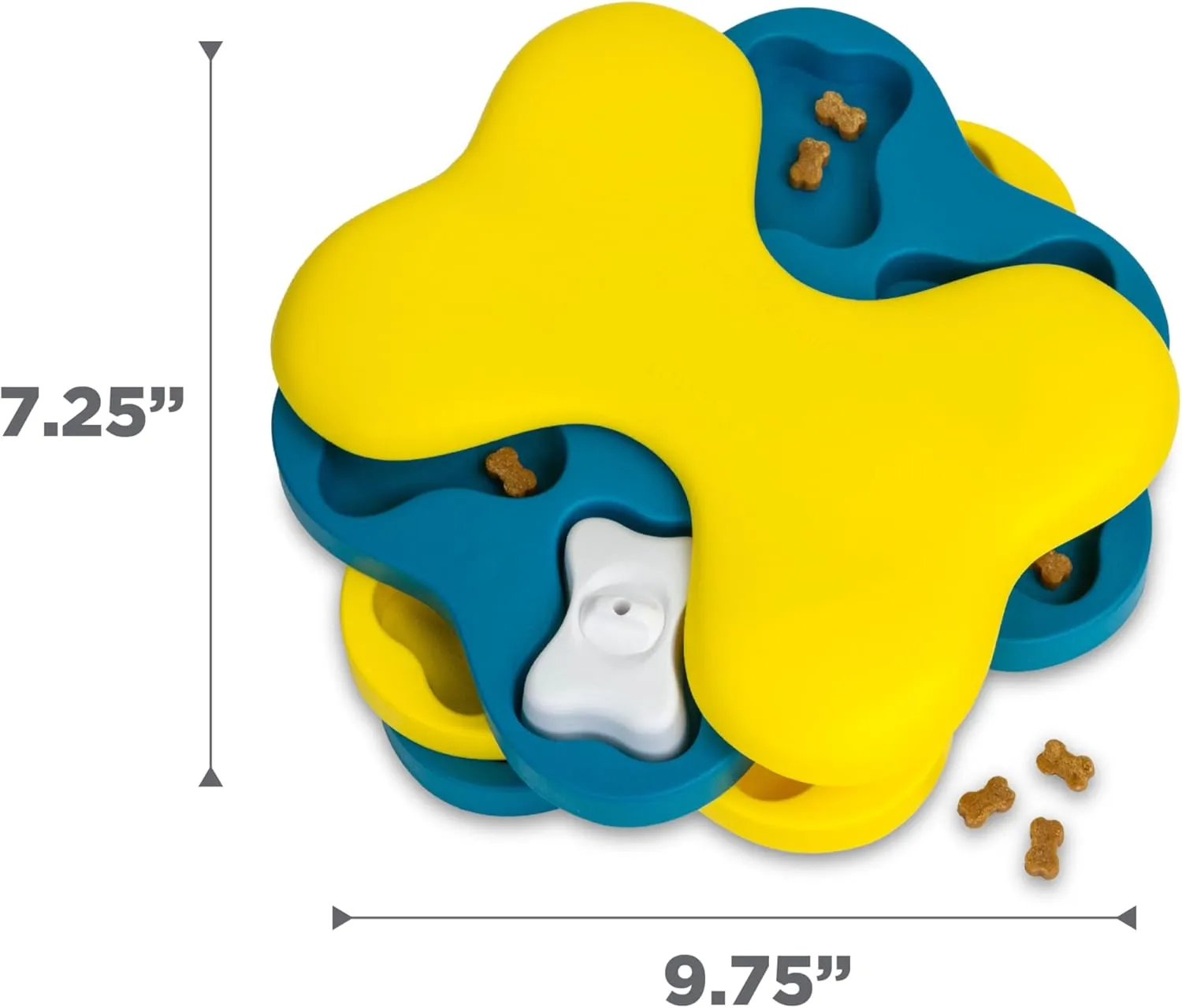 Nina Ottosson Tornado Interactive Dog Toy Blue/Yellow