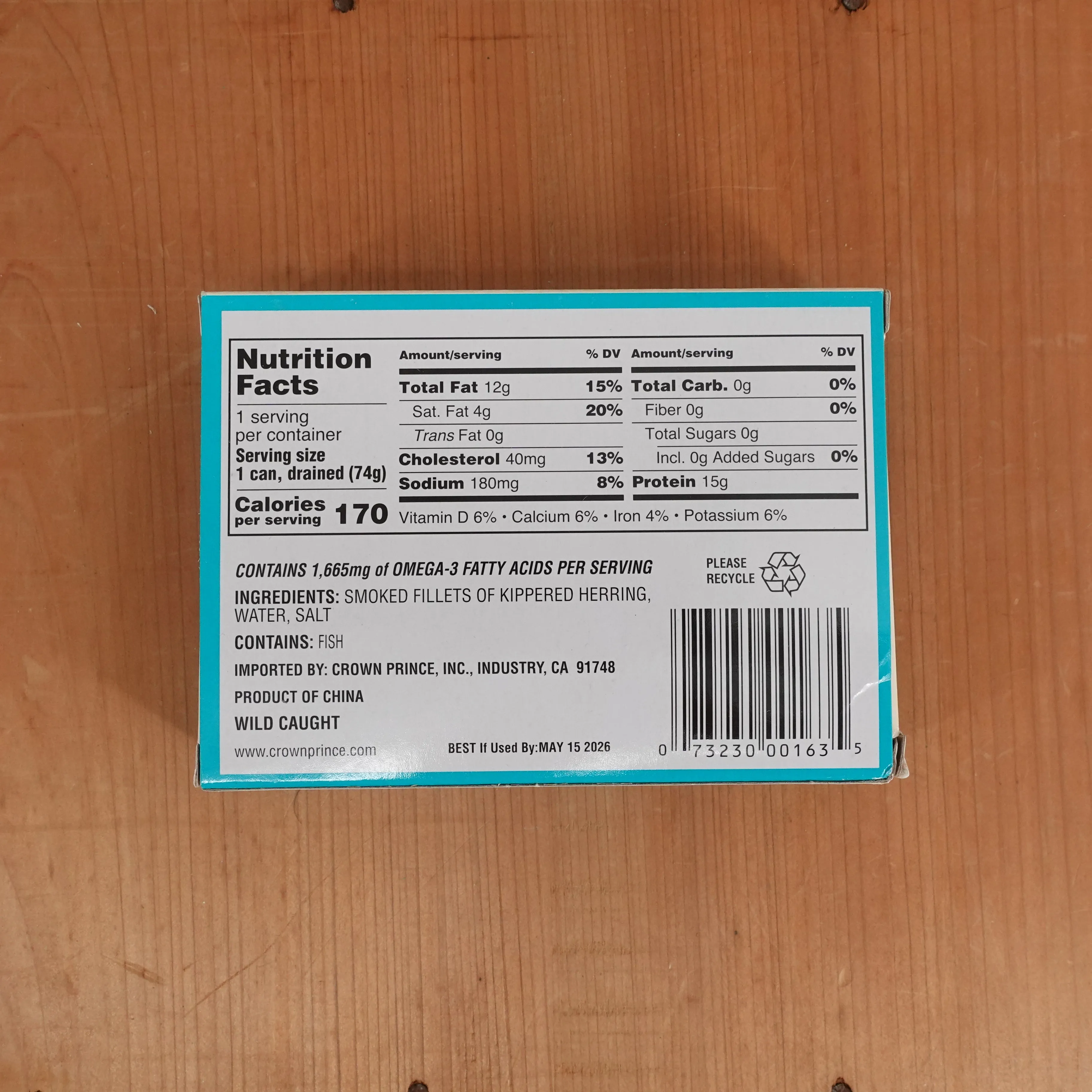 Ocean Prince Kipper Snacks - 3.75oz