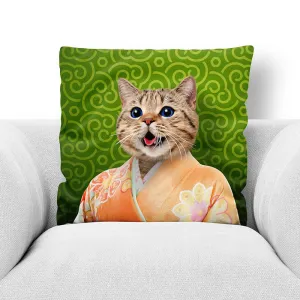 ORENJISAN - CUSTOM PET PORTRAIT THROW PILLOW